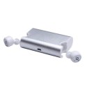 PLATINET IN_EAR EARPHONES BLUETOOTH SPORT SŁUCHAWKI DOUSZNE + CHARGING STATION WHITE [44857] TE