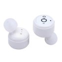 PLATINET IN_EAR EARPHONES BLUETOOTH SPORT SŁUCHAWKI DOUSZNE + CHARGING STATION WHITE [44857] TE