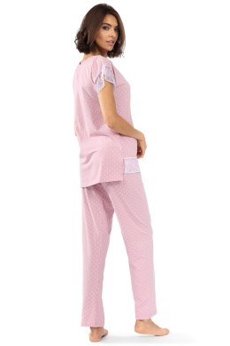 Piżama Damska Model P-1524 Powder Pink - Lorin Lorin