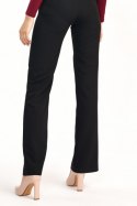 Czarne spodnie z rozszerzaną nogawką SD61 Black - Nife