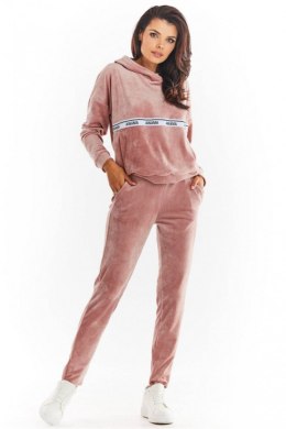 Bluza Damska Model A371 Pink Welur - awama Awama