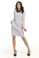 Sukienka Model T294/4 Light Grey/Dark Grey - Tessita Tessita