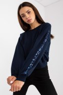 Bluza Damska Model RV-BL-8067.88 Navy - Rue Paris Rue Paris