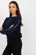 Bluza Damska Model RV-BL-8067.88 Navy - Rue Paris Rue Paris