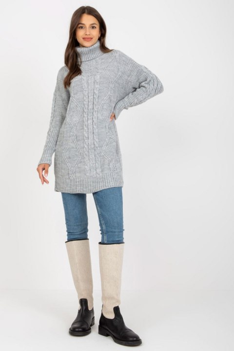 Sweter Damski Model LC-SW-8015.25P Grey - Rue Paris Rue Paris