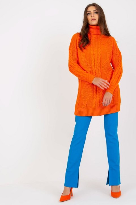 Sweter Damski Model LC-SW-8015.25P Orange - Rue Paris Rue Paris