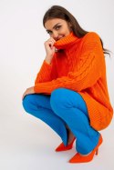 Sweter Damski Model LC-SW-8015.25P Orange - Rue Paris Rue Paris