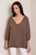 Bluza Damska Model RV-BL-5676.09 Brown - Rue Paris Rue Paris