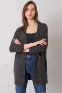 Sweter Kardigan Model ASM-SW-7560.96P Dark Grey - Rue Paris Rue Paris