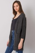 Sweter Kardigan Model ASM-SW-7560.96P Dark Grey - Rue Paris Rue Paris