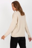 Sweter Damski Model LC-SW-0332.17 Beige - Rue Paris Rue Paris