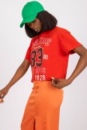 T-shirt Damski Model FA-TS-7684.86 Red - Fancy Fancy