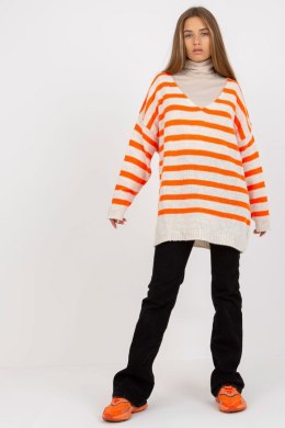 Sweter Damski Model TW-SW-BI-M59.25 Orange - Och Bella Och Bella