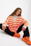 Sweter Damski Model TW-SW-BI-M59.25 Orange - Och Bella Och Bella