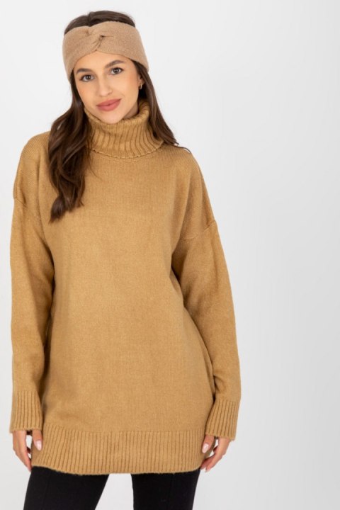 Sweter Damski Model LC-SW-0331.89P Camel - Rue Paris Rue Paris