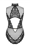 Body Sagen Black Czarny Collection LivCo Corsetti Fashion rozmiar - S/M BLACK