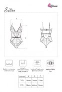 Body Satien LC 90553 Black Czarny Collection LivCo Corsetti Fashion rozmiar - S/M CZARNY