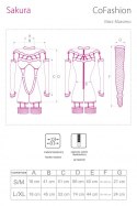 Bodystocking Sakura CF 90357 rozmiar - L/XL CZERWONY