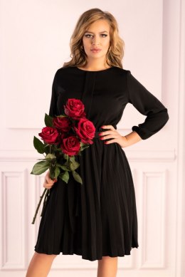 Sukienka Messina Black D40 rozmiar - M CZARNY