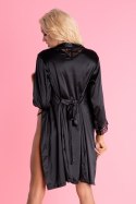 Szlafrok Ariladyen Black LC 90568 Scallo Collection Black Czarny LivCo Corsetti Fashion rozmiar - L/XL CZARNY