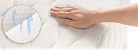 KOMFORTOWY Materac piankowy MILETO 80x200 PREMIUM JERSEY