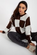 Sweter Damski Model EM-SW-1034-01.91 White/Brown - EM EM