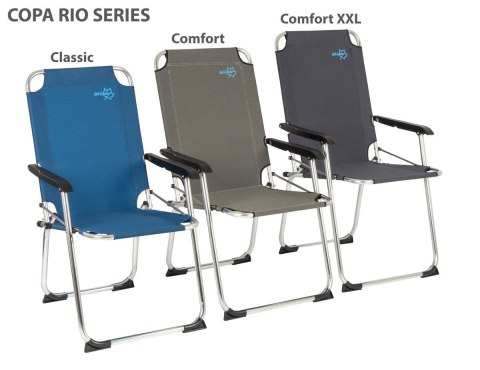 Krzesło turystyczne COPA RIO grafitowe COMFORT Bo Camp
