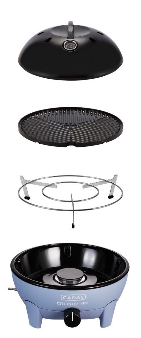 Grill gazowy stołowy CADAC City Chef 38,5cm BŁĘKITNY CADAC