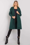 Płaszcz Damski Model CHA-PL-0402.33P Dark Green - Rue Paris Rue Paris