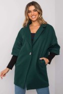 Płaszcz Damski Model CHA-PL-0409.30X Dark Green - Rue Paris Rue Paris