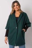 Płaszcz Damski Model CHA-PL-0409.30X Dark Green - Rue Paris Rue Paris