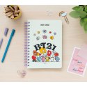 Line Friends BT21 - Kalendarz / Planner szkolny 2021/2022 (biały)