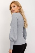 Bluzka Model RV-BZ-5223.15 Grey - Rue Paris Rue Paris