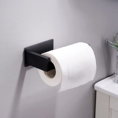 Uchwyt na papier toaletowy YUNAK czarny