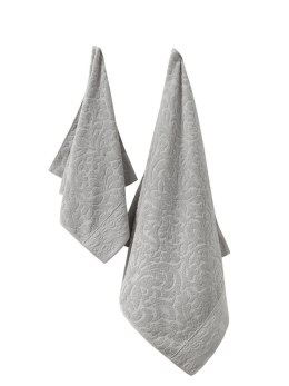 Ręcznik bawełniany frotte NOVRA/3662/grey 50x90+70x140 kpl.