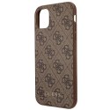 Guess 4G Metal Gold Logo - Etui iPhone 11 (brązowy)