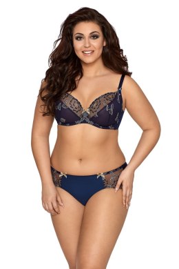 Biustonosz Soft Model V-9341 Blue Lagoon Gold/Navy - Axami Axami