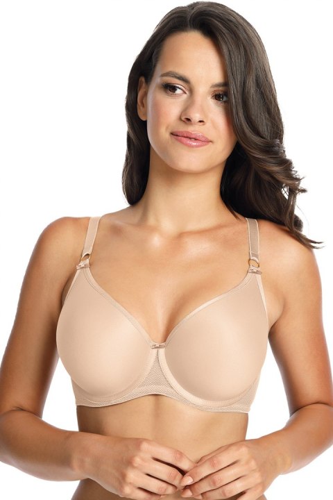 Biustonosz push up Biustonosz Usztywniany Model Moulded 1082 Beige - Gaia Gaia