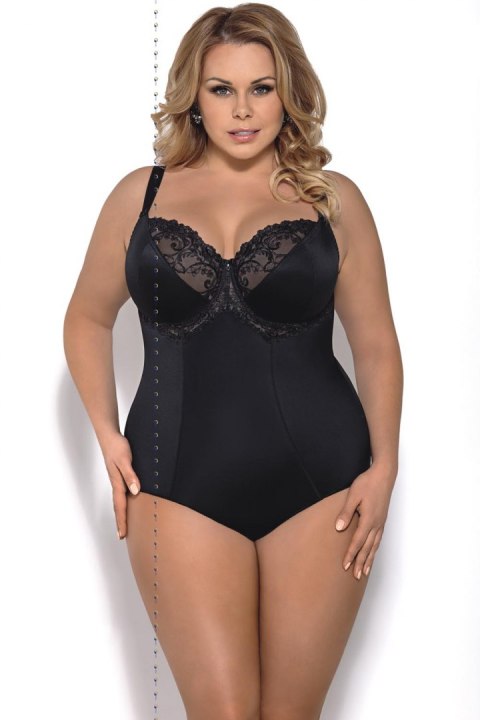 Gorsety, body, pasy Body Model K356 Gala Black - Gorsenia Lingerie Gorsenia Lingerie