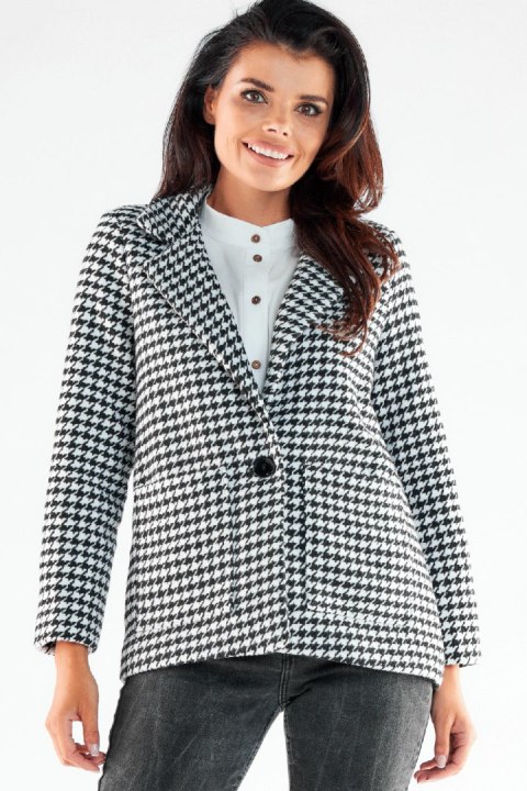 Kurtka Damska Model A545 Houndstooth - awama Awama