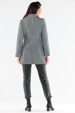 Płaszcz Damski Model A546 Houndstooth - awama Awama