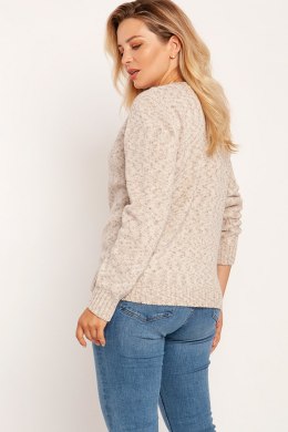 Sweter Damski Model SWE244 Beige Melange - MKM MKM