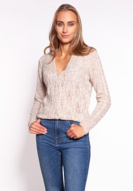 Sweter Damski Model SWE267 Beige - MKM MKM