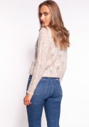 Sweter Damski Model SWE267 Beige - MKM MKM