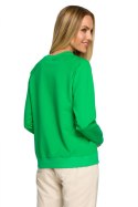 Bluza Damska Model MOE693 Green - Moe Moe