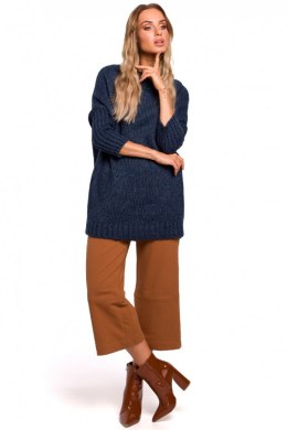 Sweter Damski Model MOE470 Navy - Moe Moe