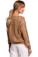 Sweter Damski Model MOE510 Beige - Moe Moe