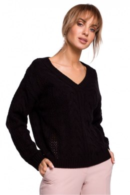 Sweter Damski Model MOE510 Black - Moe Moe