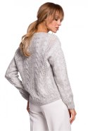 Sweter Damski Model MOE510 Grey - Moe Moe