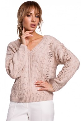 Sweter Damski Model MOE510 Powder Pink - Moe Moe